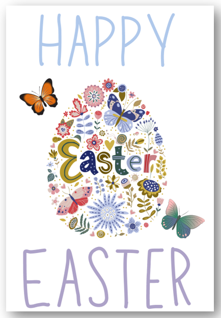 Second Ave Happy Easter Card Greetings Card - Design 4