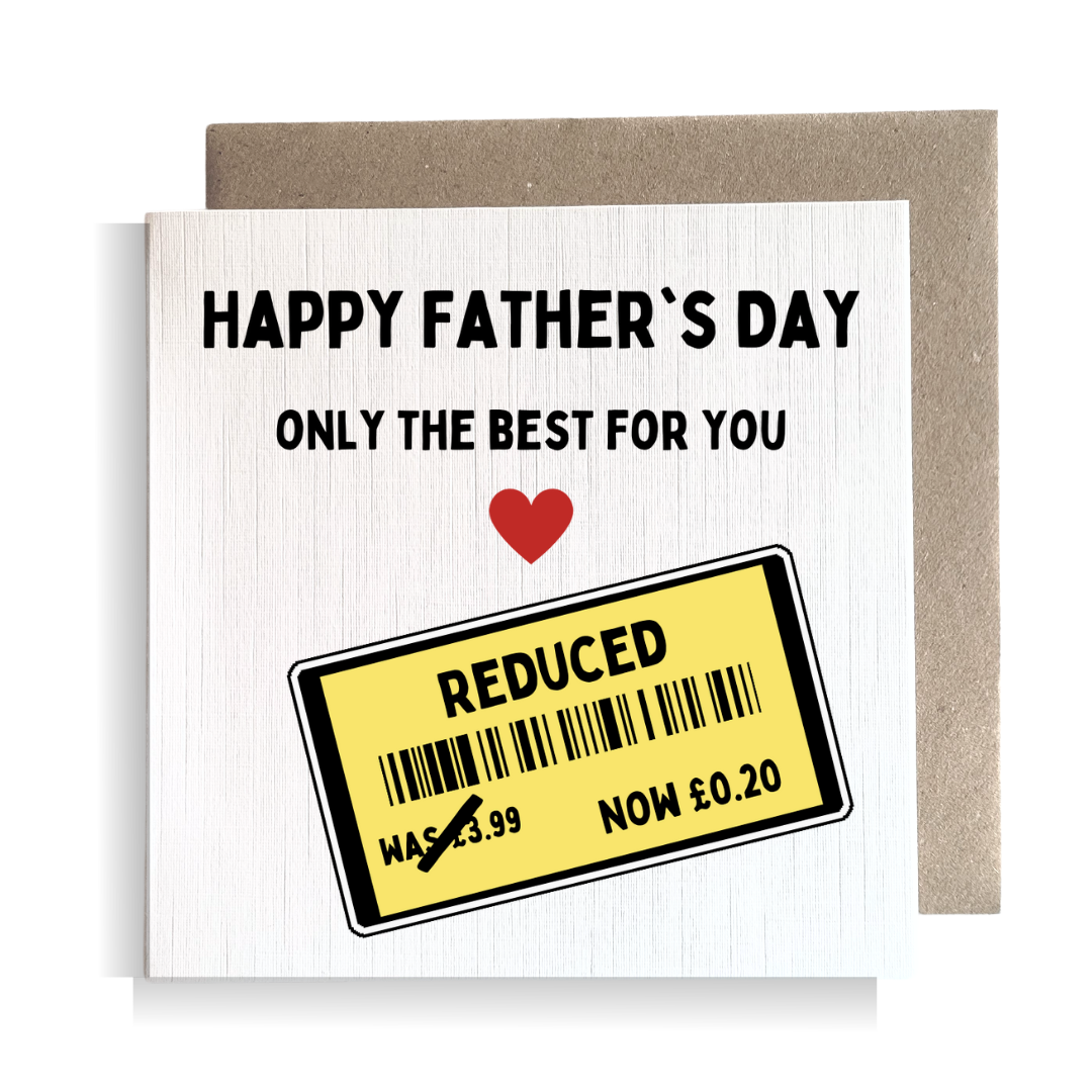 Second Ave Funny Joke Reduced Square Card Dad Grandad Father's Day Card