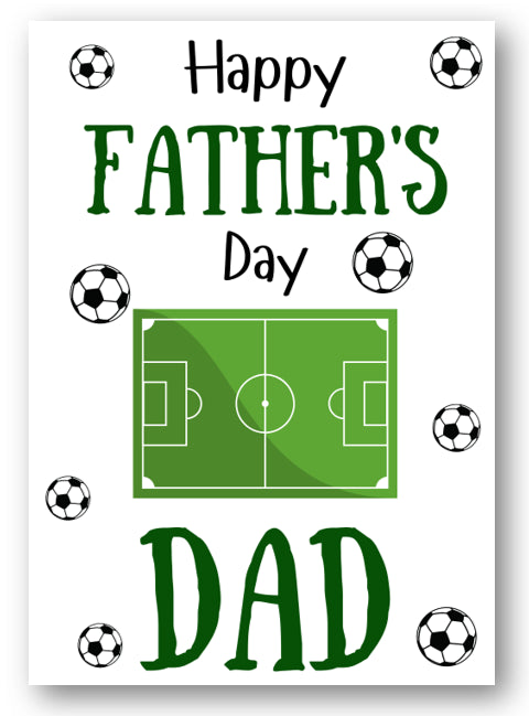 Second Ave Football Dad Father's Day Card For Dad