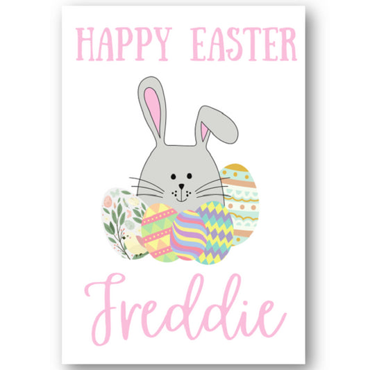 Second Ave Personalised Children's Happy Easter Card Greetings Card - Design 4