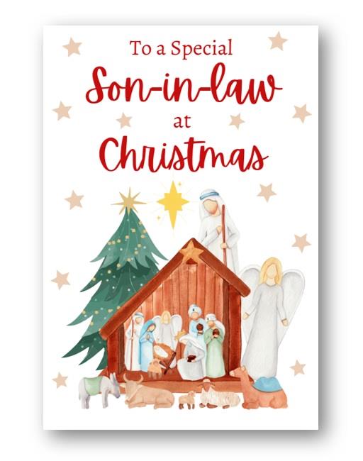 Second Ave Son-in-Law Christmas Nativity Xmas Holiday Festive Greetings Card