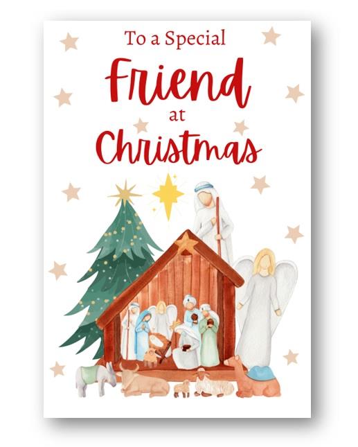 Second Ave Friend Christmas Nativity Xmas Holiday Festive Greetings Card