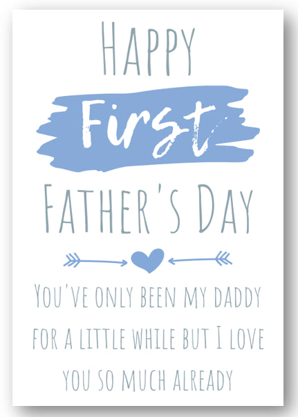 Second Ave Cute Happy First Father's Day Daddy Card