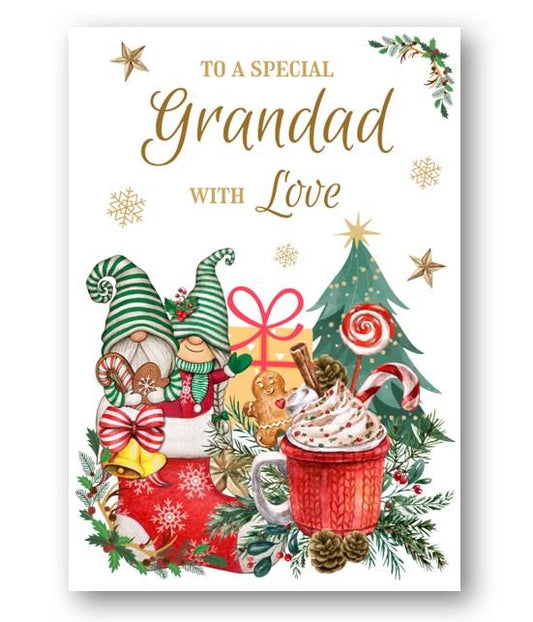 Second Ave Grandad Christmas Winter Gingerbread Xmas Holiday Festive Greetings Card