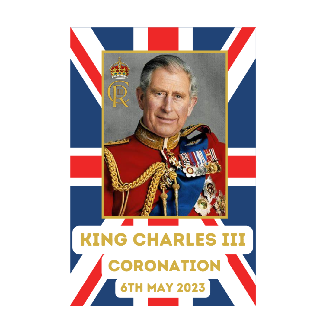 Second Ave 20ft King Charles III Royal Coronation Great Britain Union Jack Celebration Decoration 20pcs Bunting