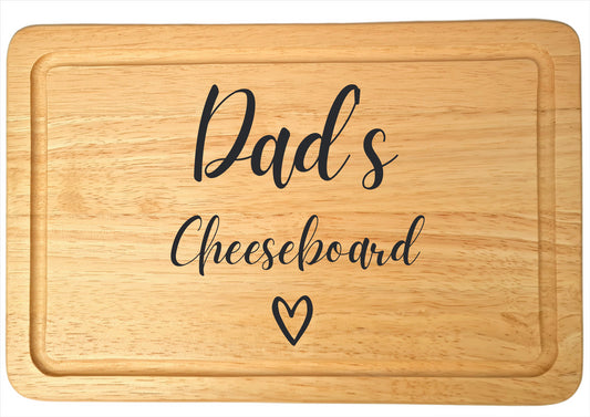 Second Ave Dad's Cheeseboard Kitchen Rectangle Chopping Board Cheese Board Birthday Xmas Father's Day Gift