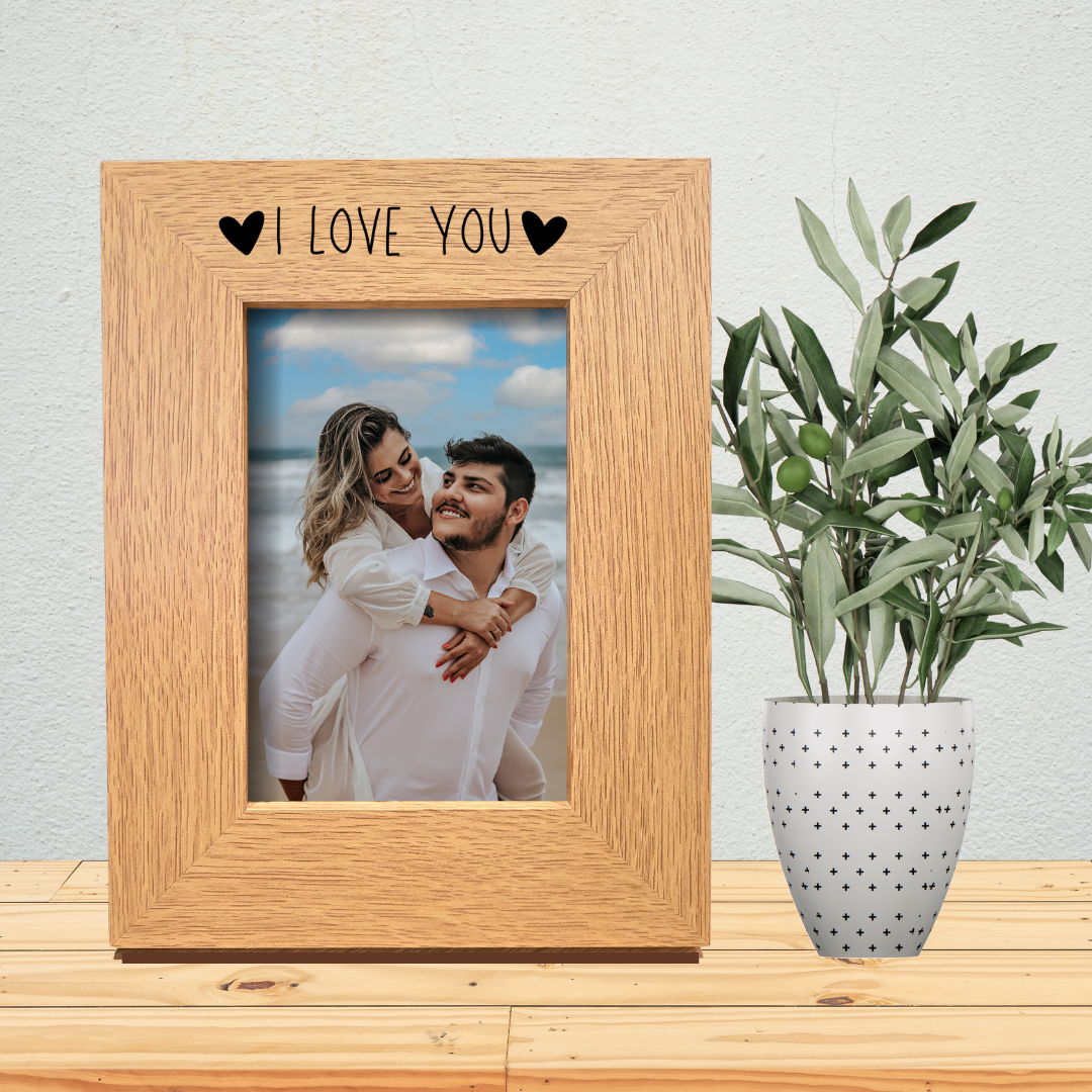 Second Ave Oak 6x4 Portrait Picture Photo Frame I Love You Gift