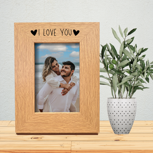 Second Ave Oak 6x4 Portrait Picture Photo Frame I Love You Gift