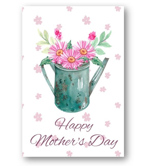 Second Ave Flower Watering Can Love Happy Mother's Day Card For Mum Mummy Nan Nanny Grandma