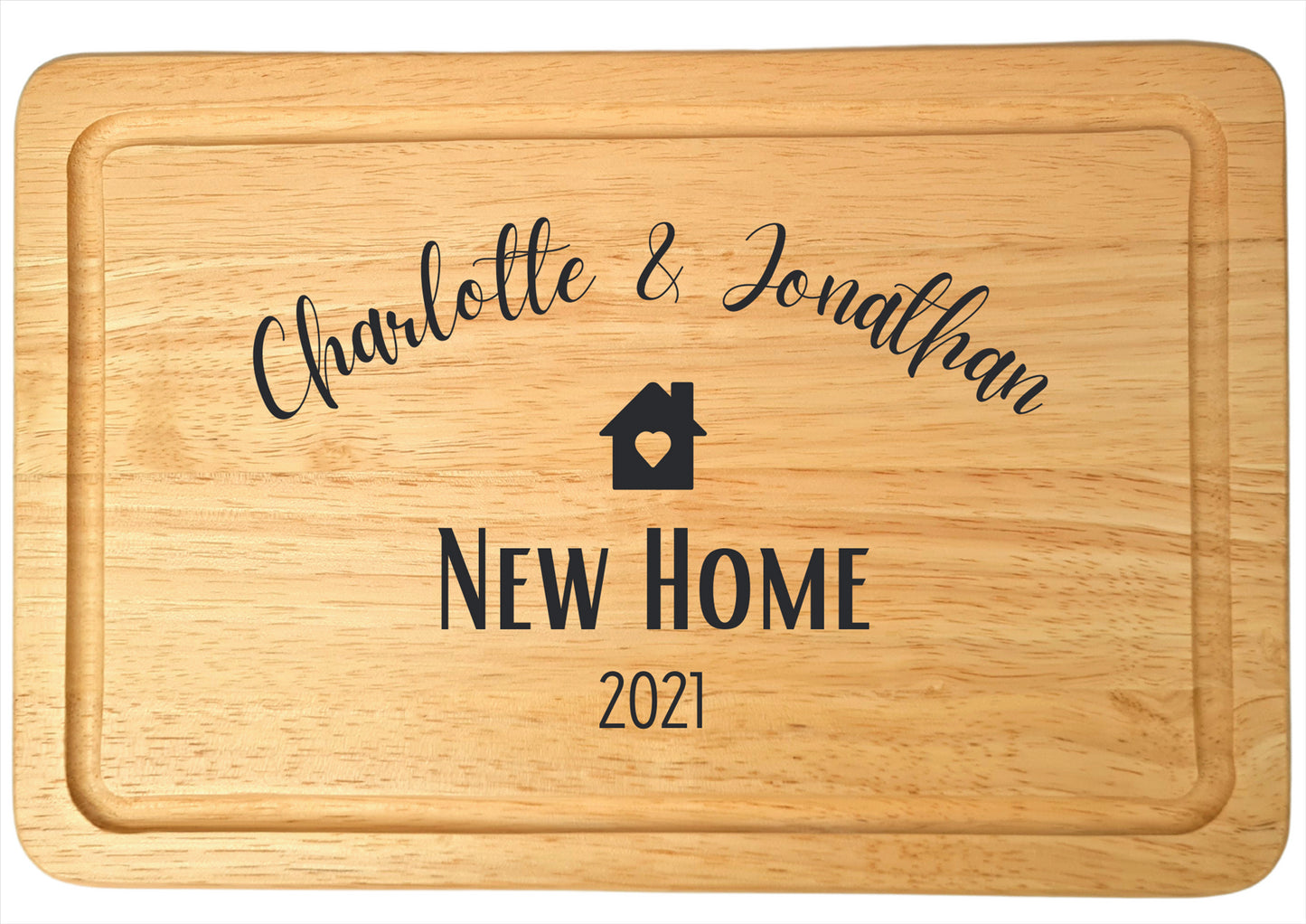 Second Ave Personalised New Home Kitchen Rectangle Chopping Board Cheese Board Gift