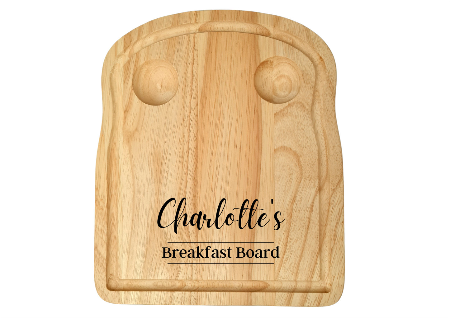 Second Ave Personalised Name Kitchen Toast Chopping Egg Breakfast Board Birthday Xmas Gift