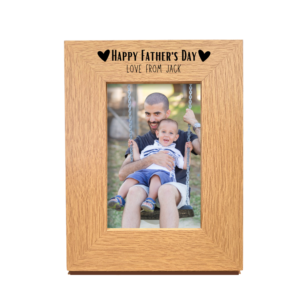 Second Ave Oak 6x4 Portrait Picture Photo Frame Happy Father's Day Gift