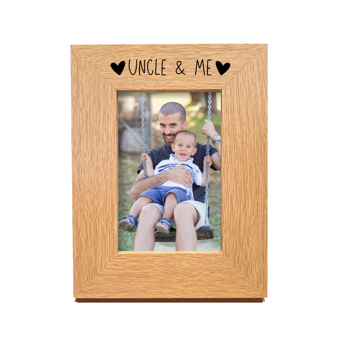 Second Ave Oak 6x4 Portrait Picture Photo Frame Uncle & Me Gift