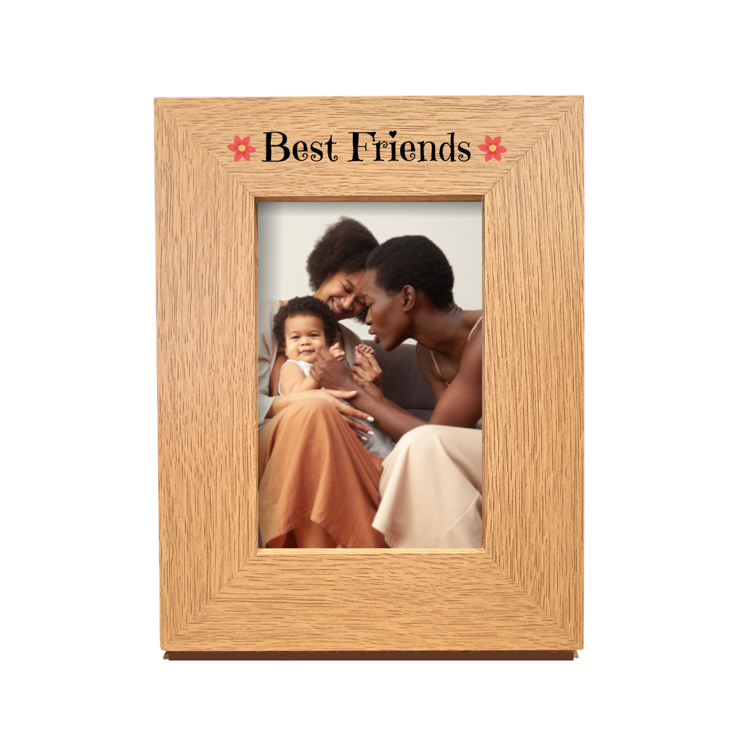 Second Ave Best Friends Oak 6x4 Portrait Picture Photo Frame Gift