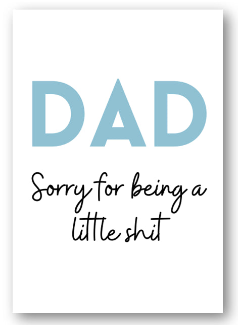 Second Ave Funny Dad I'm Sorry Joke Birthday Father's Day Card