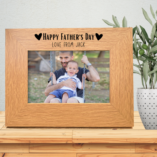 Second Ave Oak 6x4 Landscape Picture Photo Frame Happy Father's Day Gift