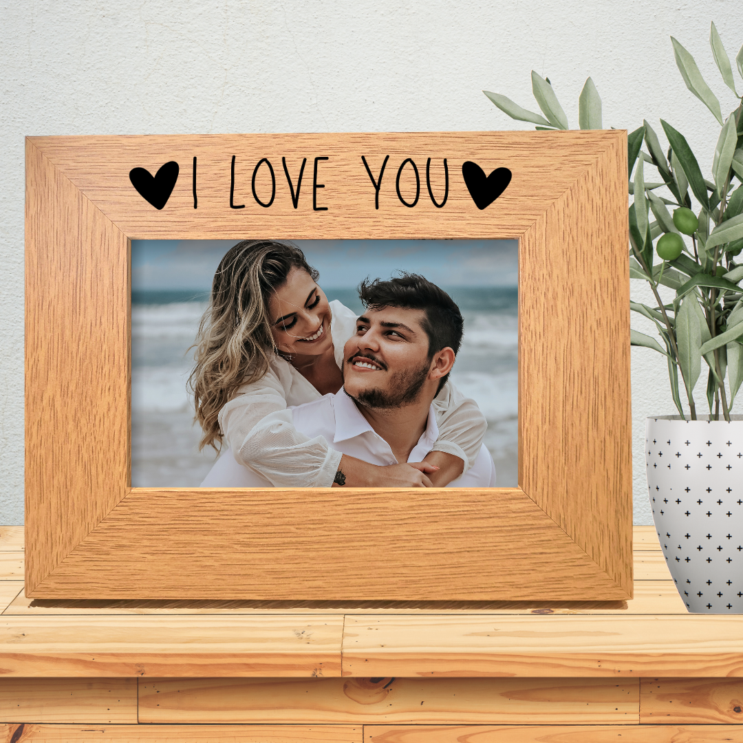 Second Ave Oak 6x4 Landscape Picture Photo Frame I Love You Gift