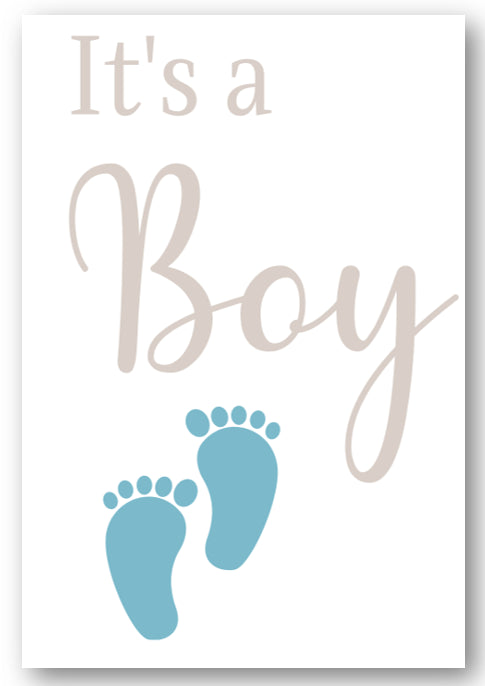 Second Ave It’s A Boy Newborn Baby Congratulations Card