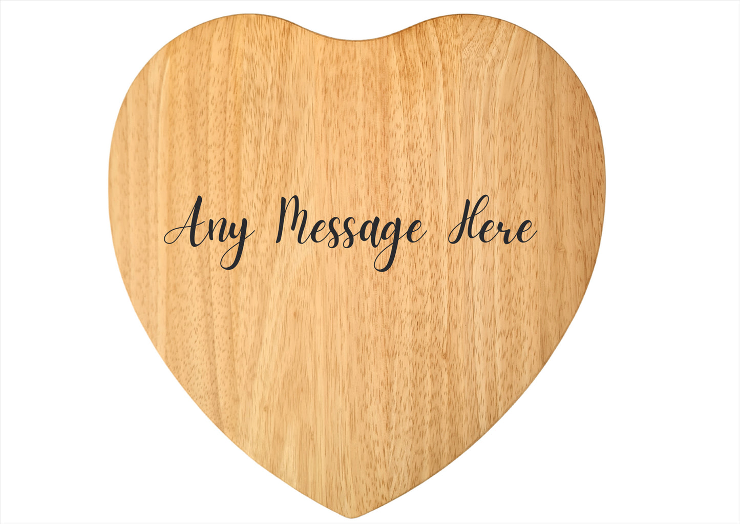 Second Ave Personalised Any Text Custom Kitchen Heart Chopping Board Birthday Xmas Gift