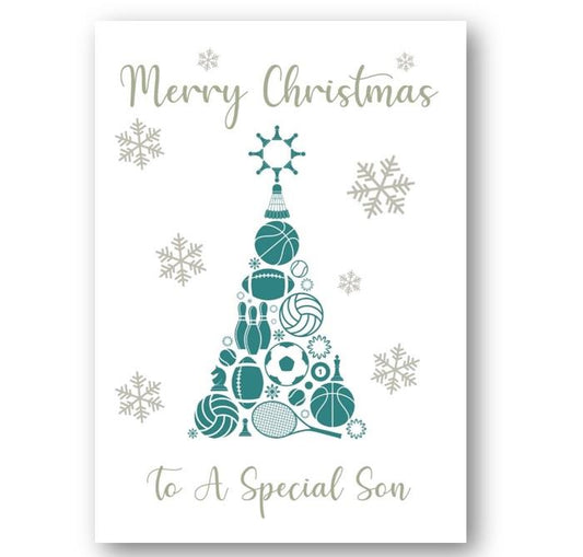 Second Ave To A Special Son Christmas Xmas Holiday Festive Greetings Card