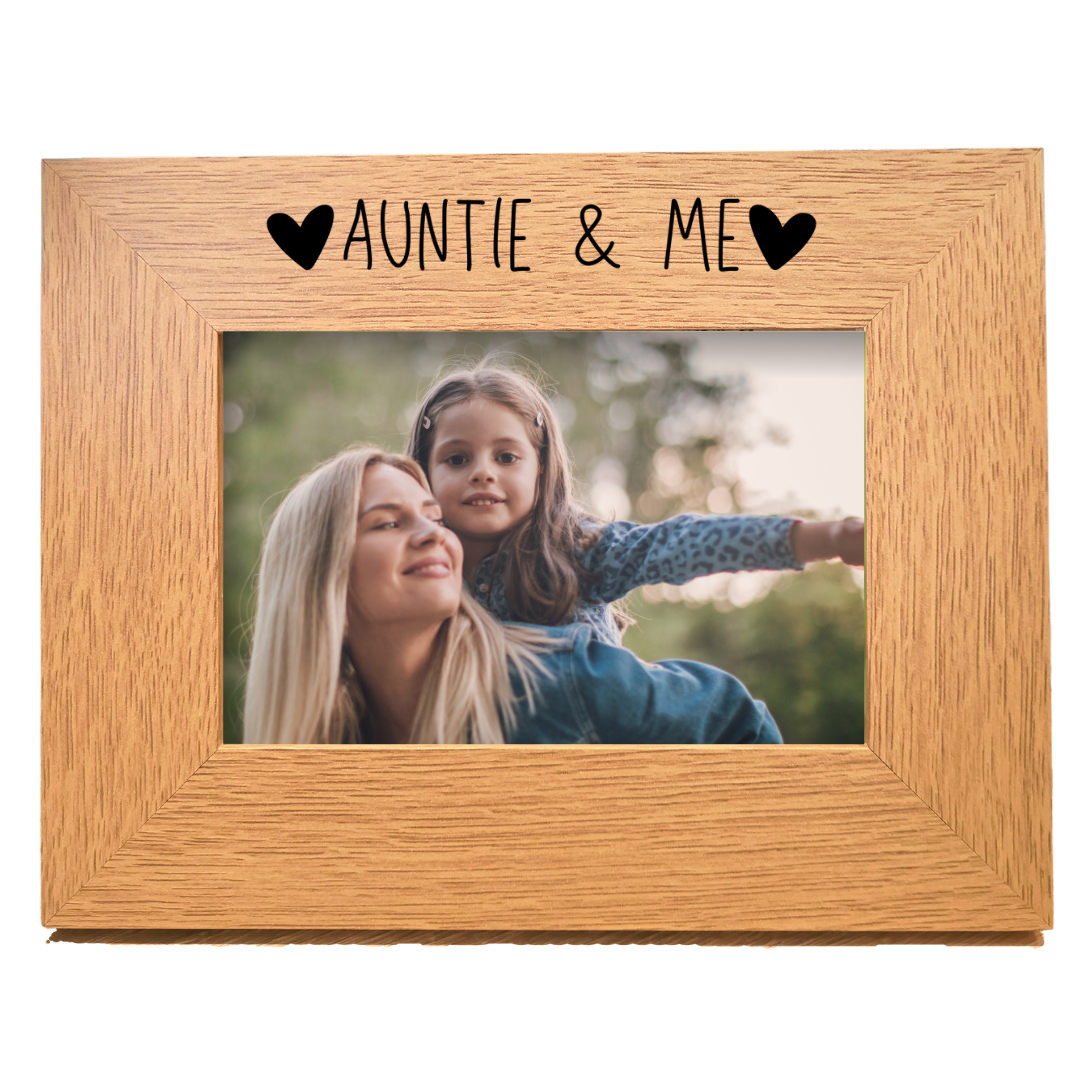 Second Ave Oak 6x4 Landscape Picture Photo Frame Auntie & Me Gift