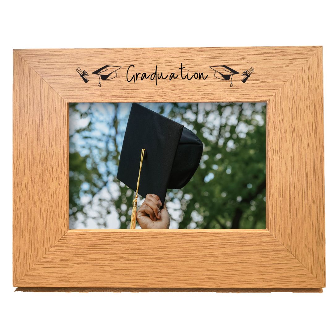 Second Ave Graduation Oak 6x4 Landscape Picture Photo Frame Gift