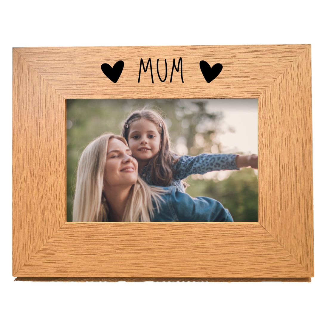 Second Ave Oak 6x4 Landscape Picture Photo Frame Mum Heart Gift Mother's Day