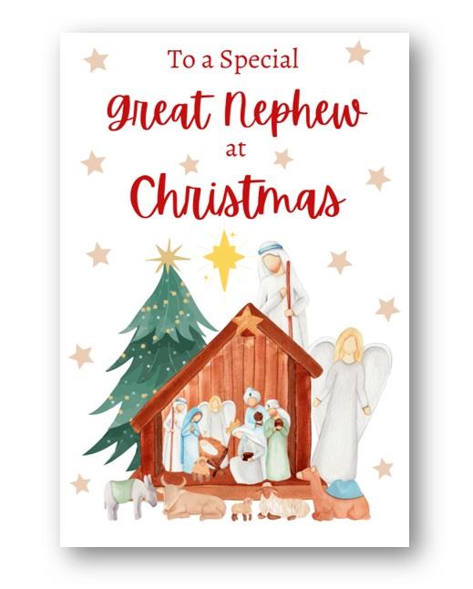 Second Ave Great Nephew Christmas Nativity Xmas Holiday Festive Greetings Card