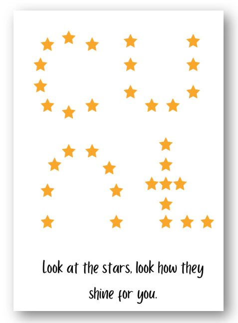 Second Ave Funny Rude Look At The Stars Joke Happy Birthday Card