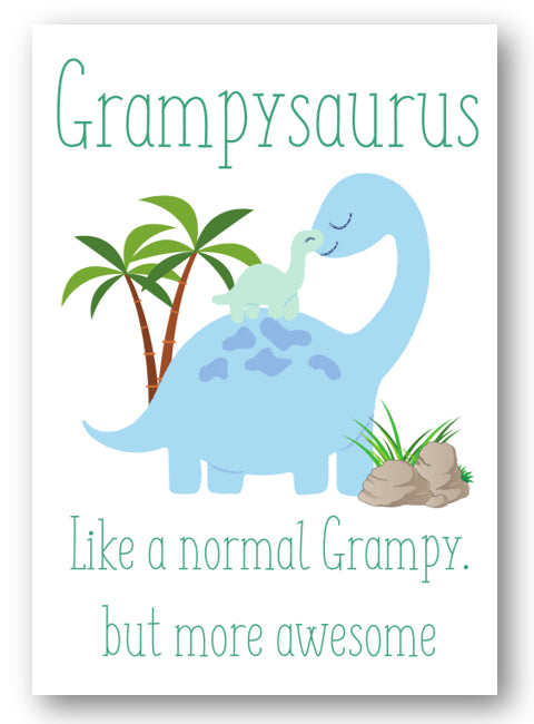 Second Ave Cute Grampysaurus Grandad Happy Birthday Card