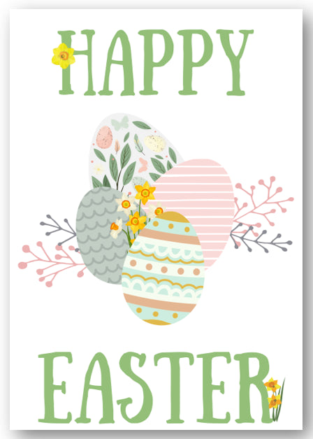 Second Ave Happy Easter Card Greetings Card - Design 1