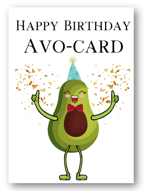 Second Ave Funny Avo Card Happy Birthday Card