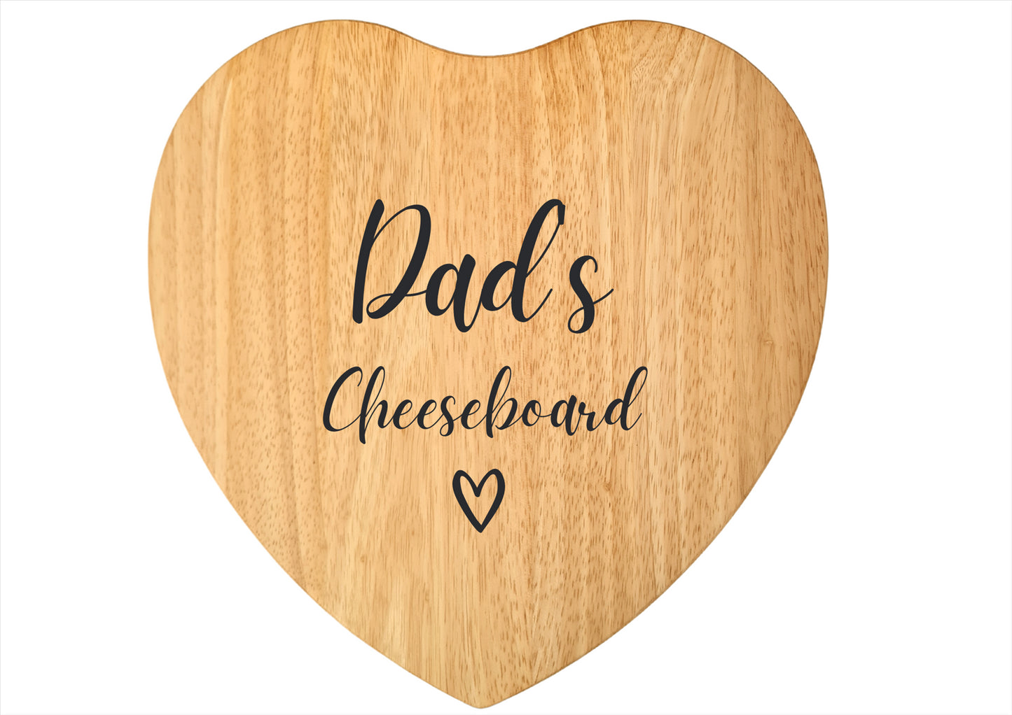 Second Ave Dad's Cheeseboard Kitchen Heart Chopping Board Cheese Board Birthday Xmas Father's Day Gift