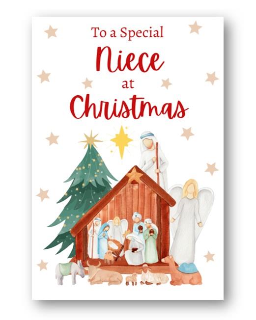 Second Ave Niece Christmas Nativity Xmas Holiday Festive Greetings Card