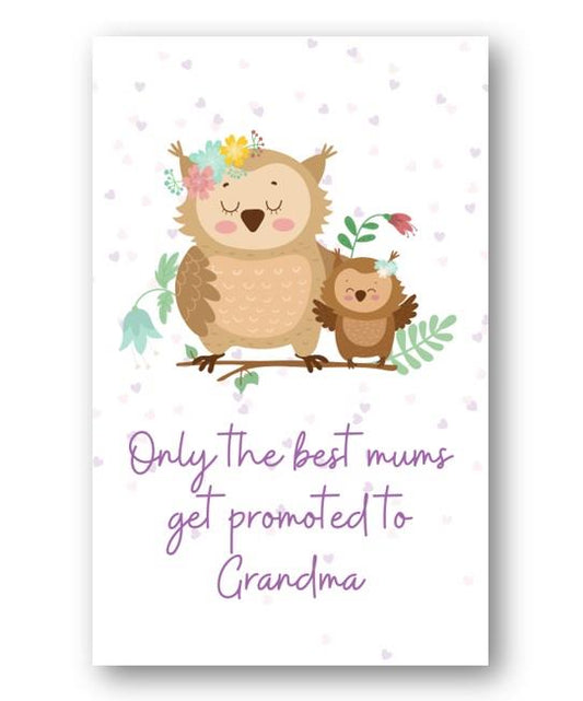 Second Ave Best Mum's Get Promoted Mother's Day Card For Nan Nanny Grandma