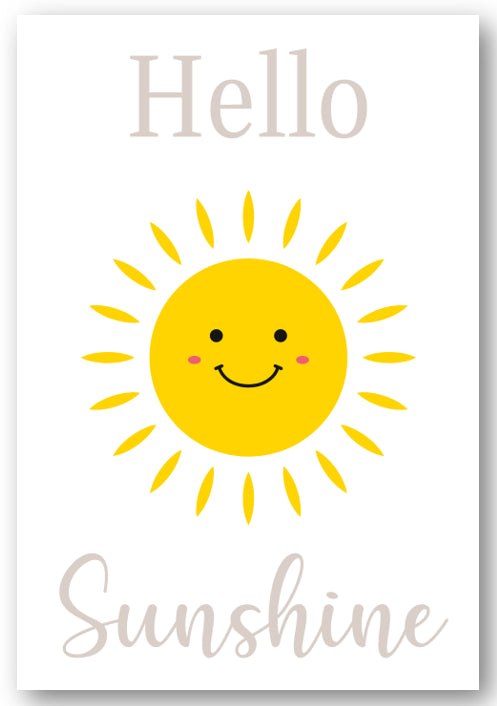 Second Ave Hello Sunshine Unisex Newborn Baby Congratulations Card