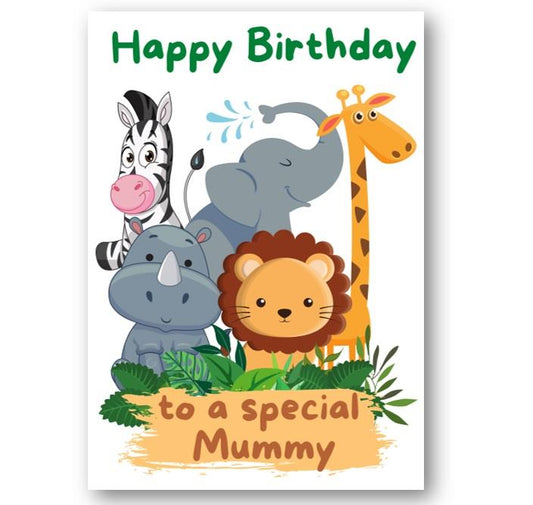 Second Ave Mummy Children's Kids Birthday Card For Her Greetings Card