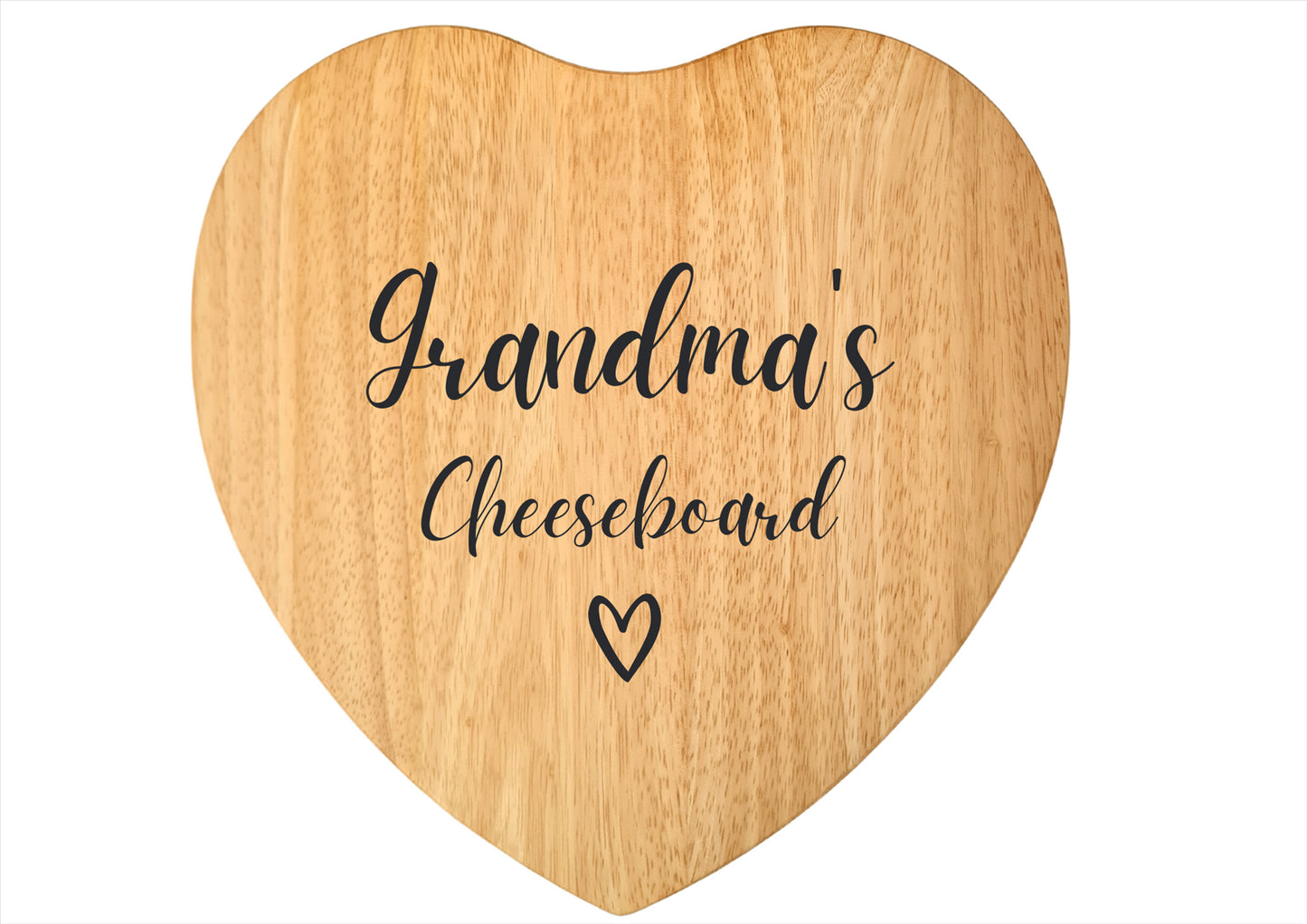 Second Ave Grandma's Cheeseboard Kitchen Heart Chopping Board Cheese Board Birthday Xmas Mother's Day Gift