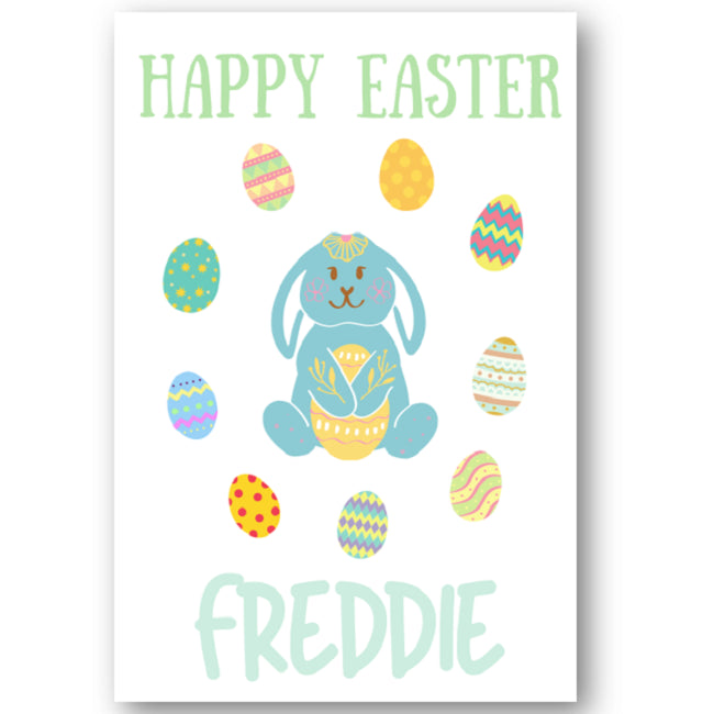 Second Ave Personalised Children's Happy Easter Card Greetings Card - Design 3