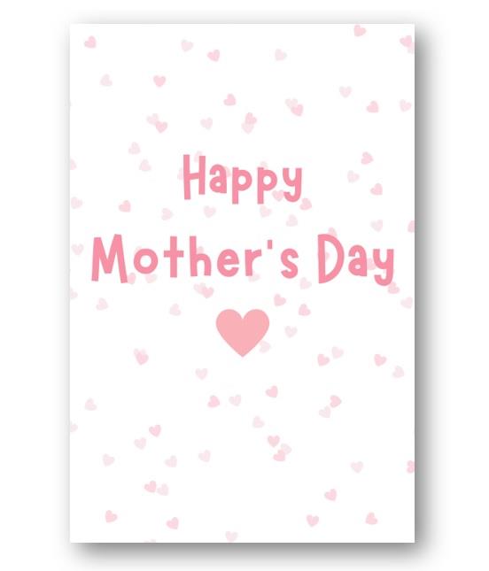 Second Ave Pink Heart Happy Mother's Day Card For Mum Mummy Nan Nanny Grandma