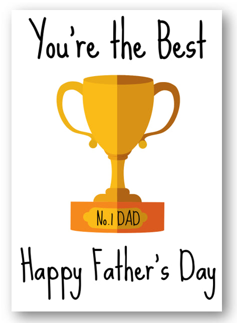 Second Ave Cute You're The Best Dad Father's Day Card For Dad