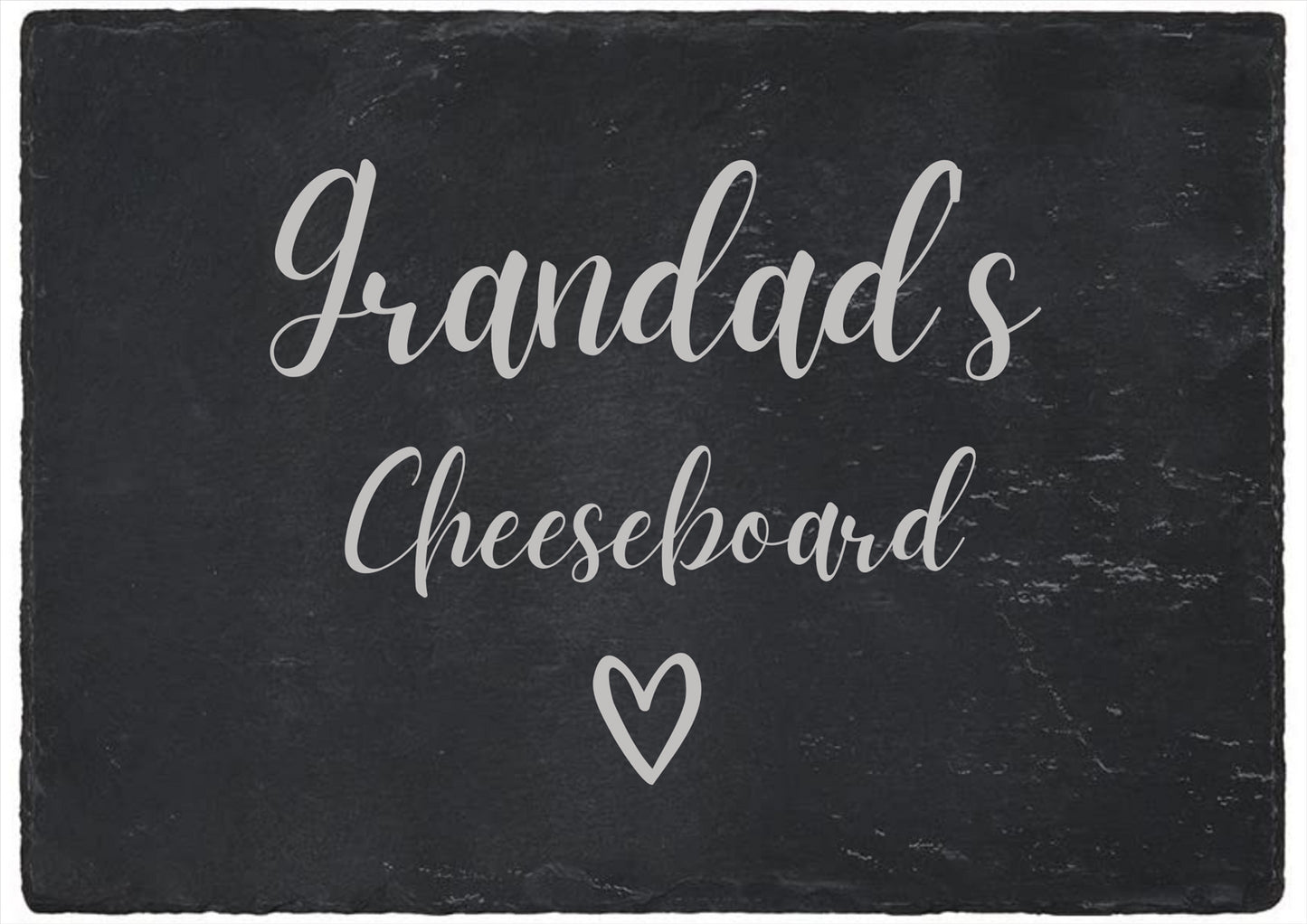 Second Ave Grandad's Cheeseboard Natural Rock Slate Rectangle Birthday Xmas Father's Day Gift