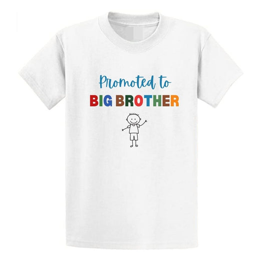 Second Ave Baby/Children's Promoted To Big Brother Pregnancy Reveal White T Shirt Boys Top