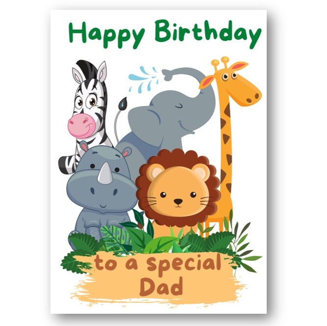 Second Ave Dad Children's Kids Birthday Card For Him Greetings Card