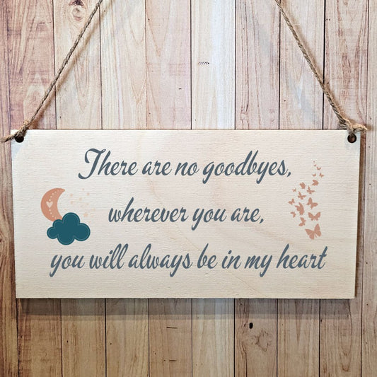 Second Ave Always Be In My Heart Wooden Hanging Gift Rectangle Sign Plaque