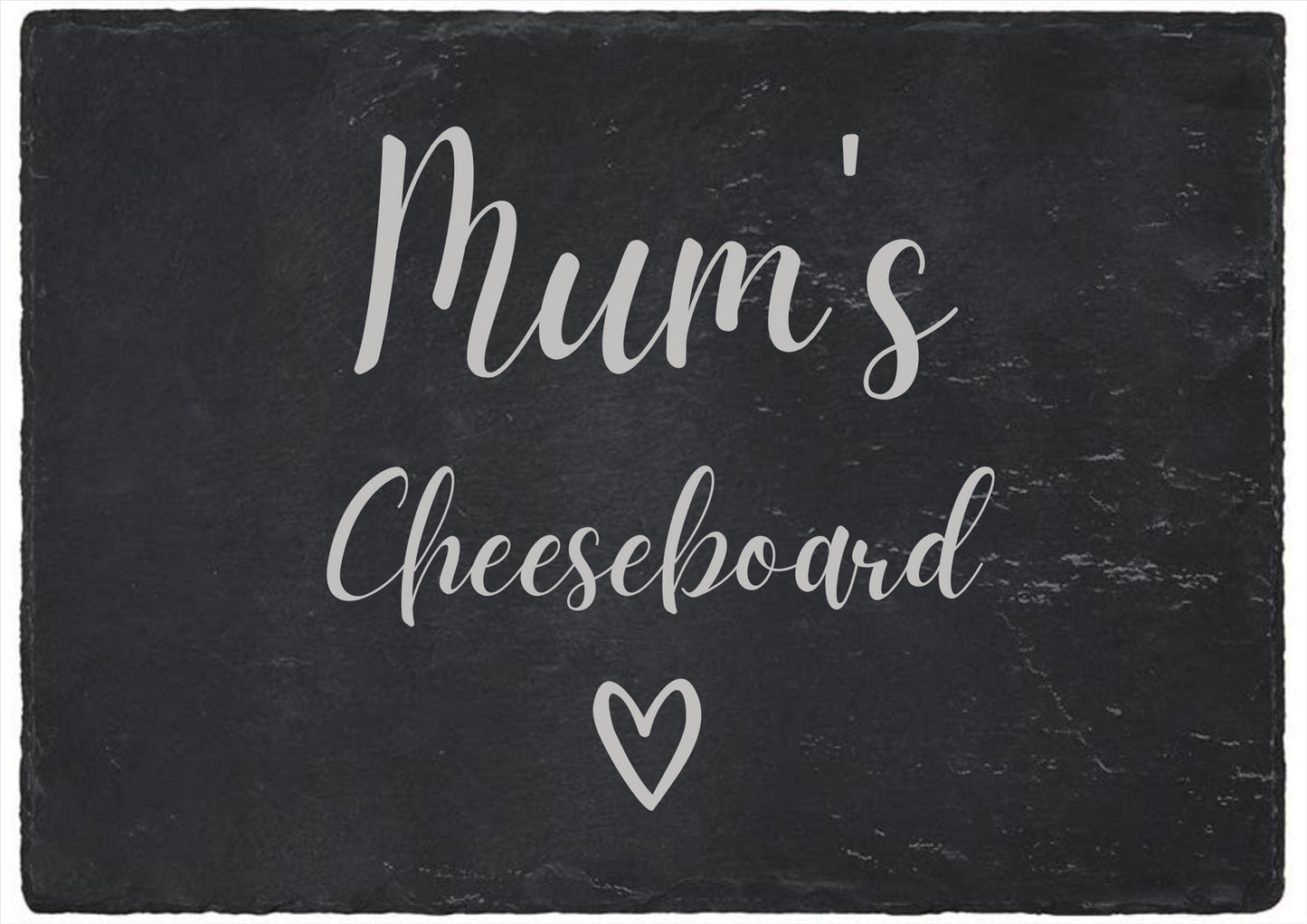 Second Ave Mum's Cheeseboard Natural Rock Slate Rectangle Birthday Xmas Mother's Day Gift