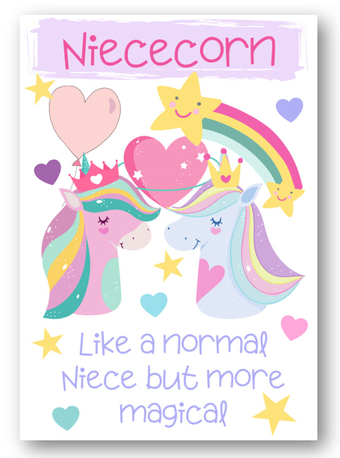 Second Ave Children's Niececorn Unicorn Niece Happy Birthday Card