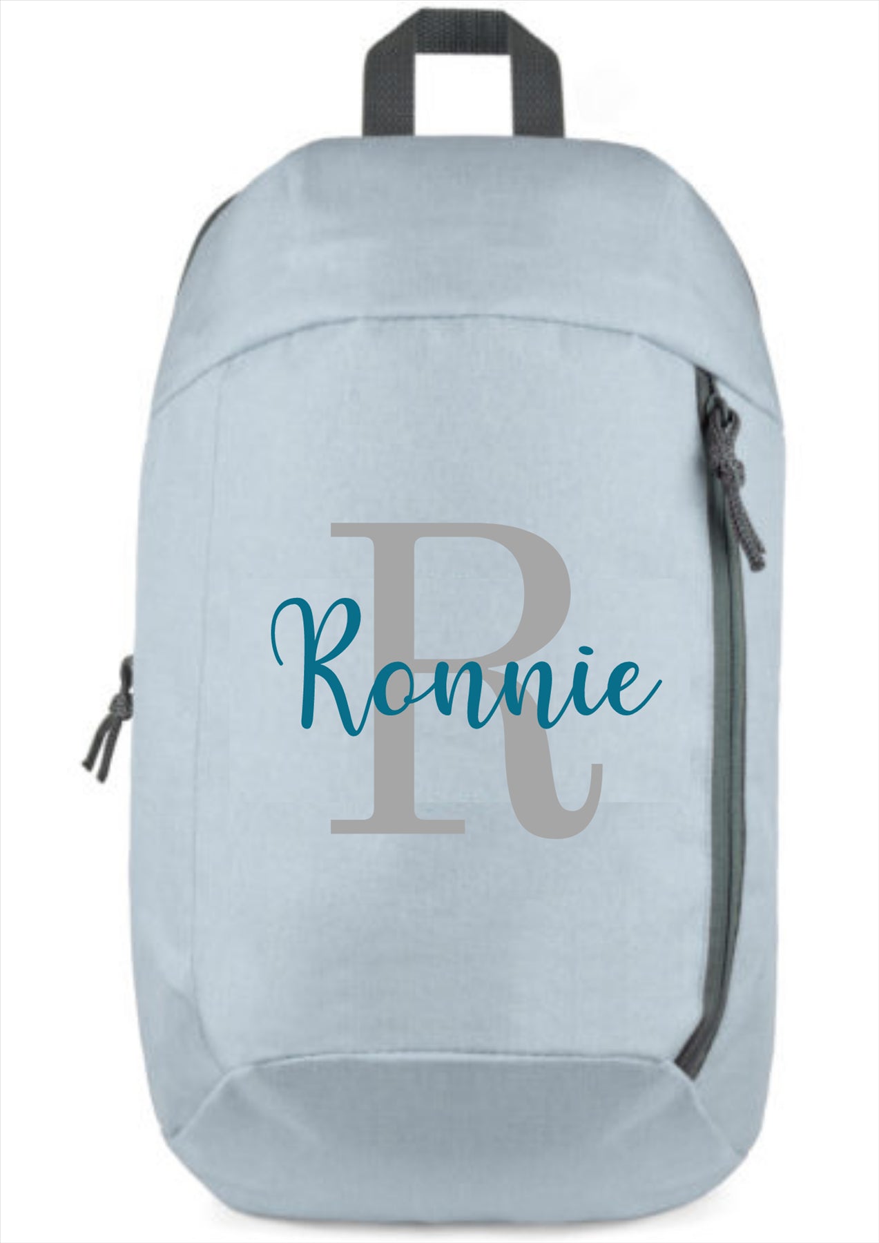 Second Ave Personalised Name & Initial Children's Kids Blue School PE Hand Luggage Rucksack Backpack