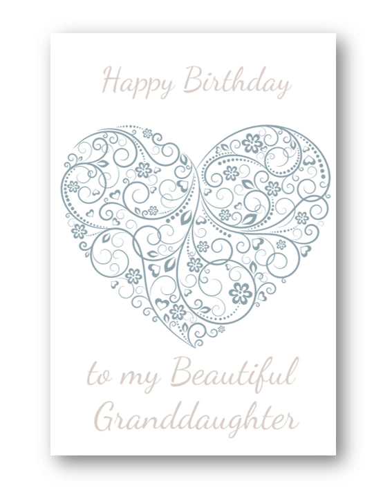 Second Ave Granddaughter Birthday Card For Her Greetings Card