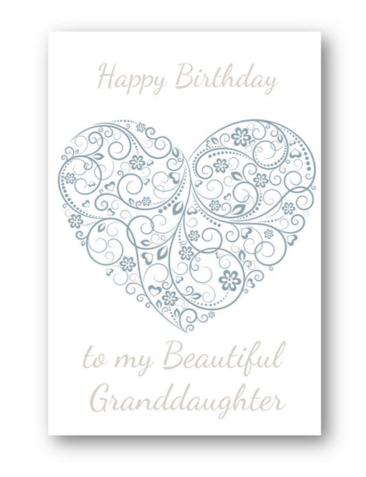 Second Ave Granddaughter Birthday Card For Her Greetings Card